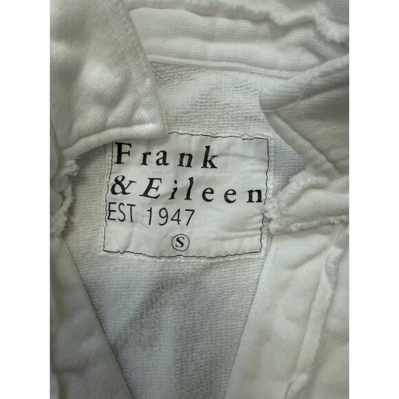 NEW Frank & Eileen Carmel Travel Set Patrick Popover & Catherine Pant Sz S White - Picture 7 of 13